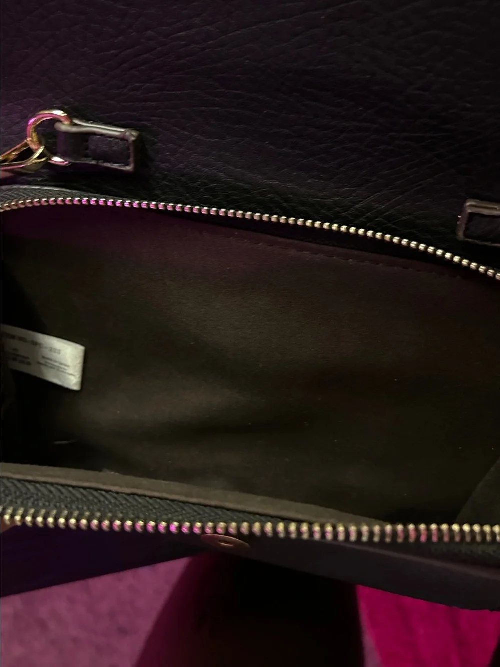 H&M Black Bow Crossbody Bag with Gold Chain
